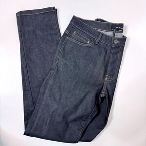 THE KOOPLES Mens NWOT Straight Leg Jeans 30 Regular Dark Wash‎ Button Fly Skulls